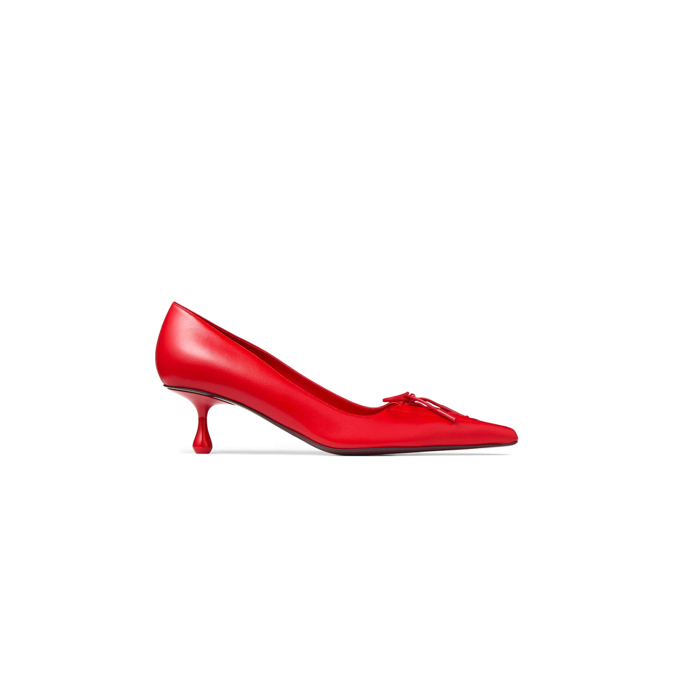 Ji*y Ch* scarlett 50 postbox red nappa leather pumps scarlett50nap
